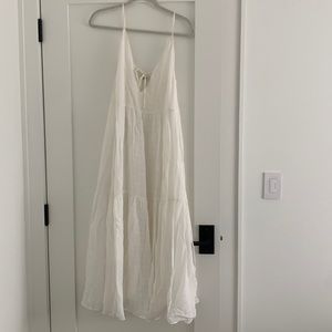 Wilfred white maxi dress xxs